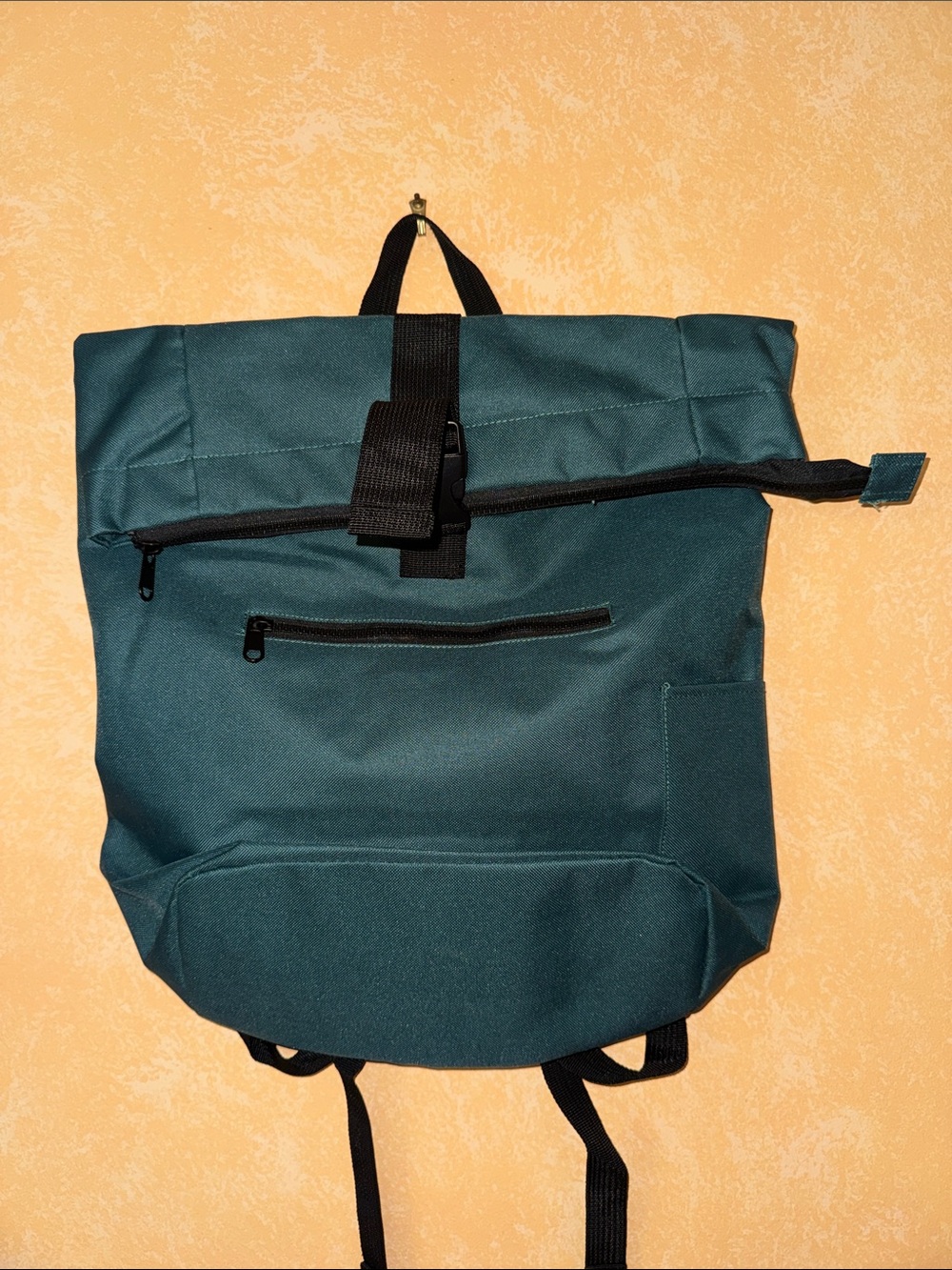 Amari&Ash Roll-Top Teal Backpack